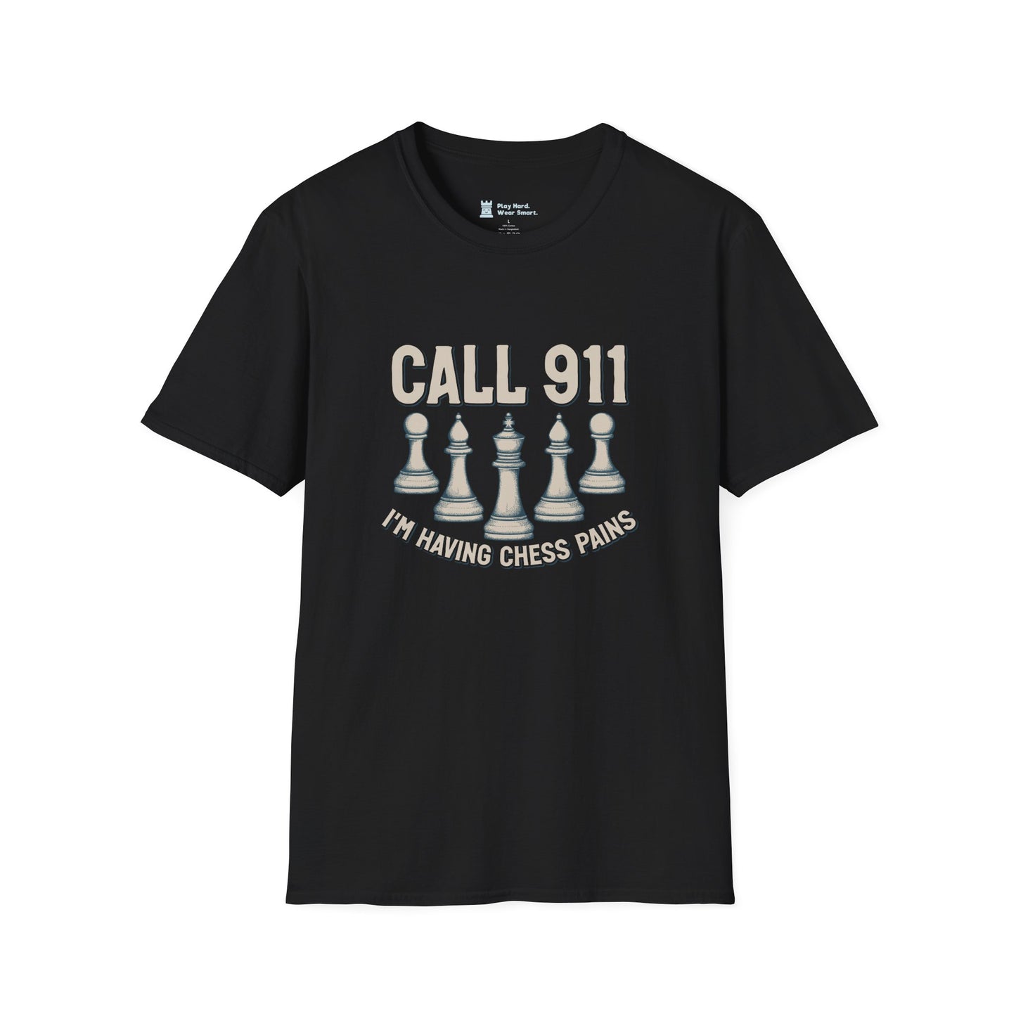 Call 911 I'm Having Chess Pains T-Shirt