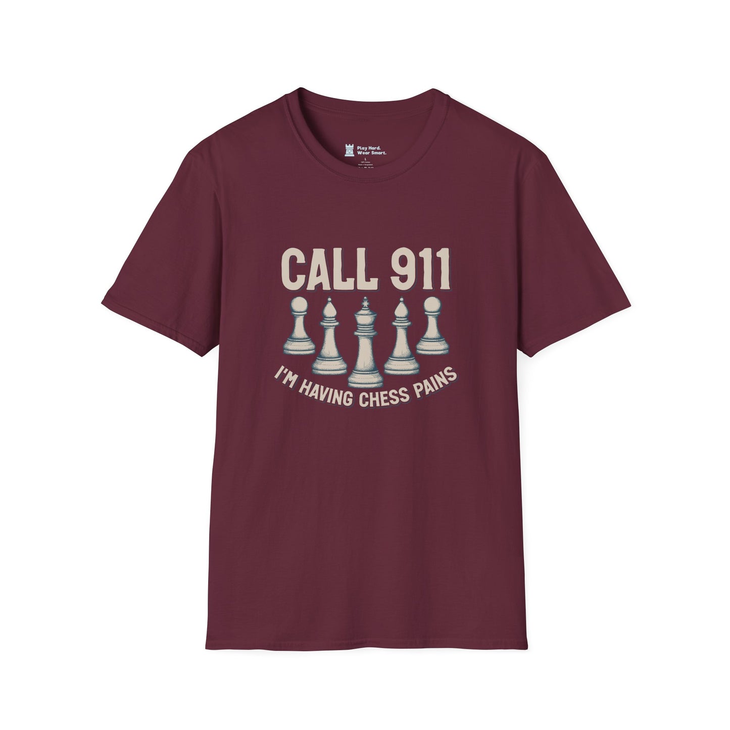 Call 911 I'm Having Chess Pains T-Shirt