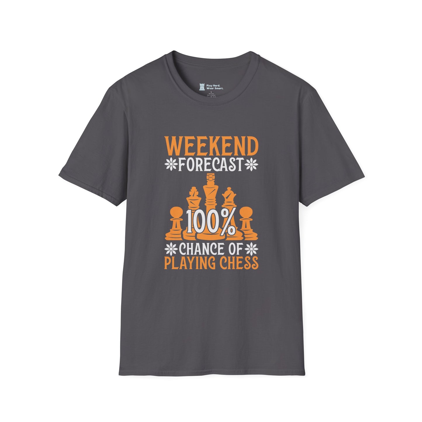Weekend Forecast 100% chance of Playing Chess T-Shirt