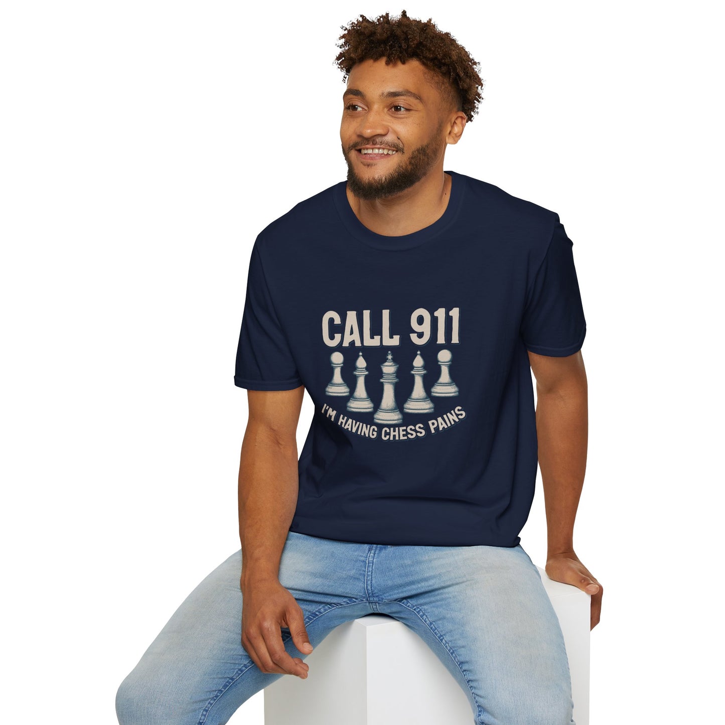 Call 911 I'm Having Chess Pains T-Shirt