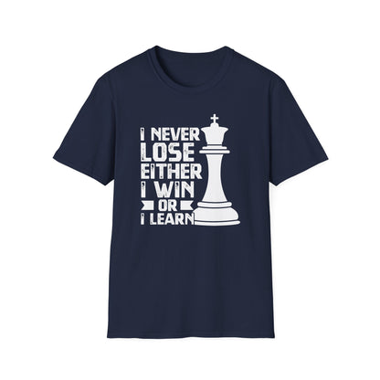 I Never Lose Either I Win or I Learn T-shirt