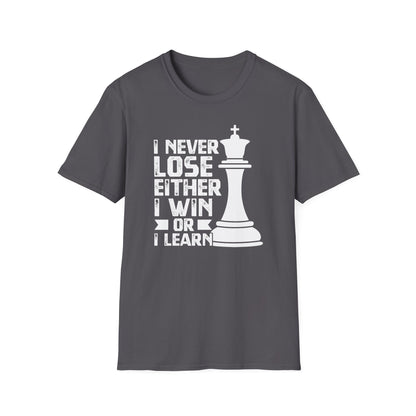 I Never Lose Either I Win or I Learn T-shirt
