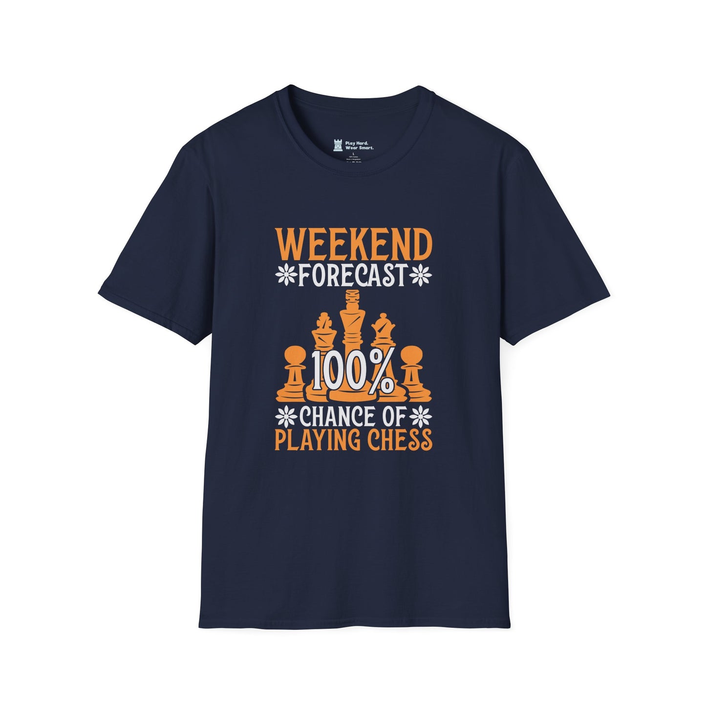 Weekend Forecast 100% chance of Playing Chess T-Shirt