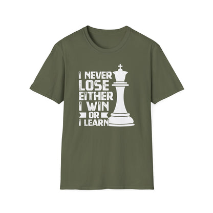I Never Lose Either I Win or I Learn T-shirt