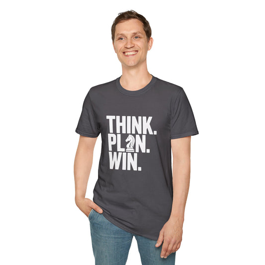 Think Plan Win Chess T-Shirt
